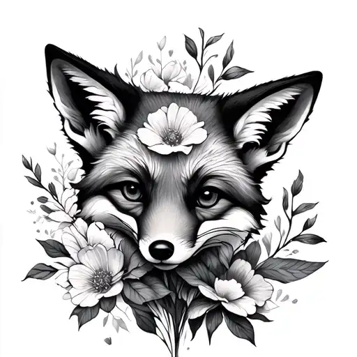 Fox Tenderness Flowers Mystery