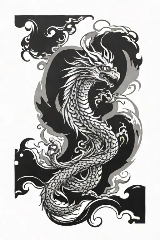 Dragon Phoenix Cross
