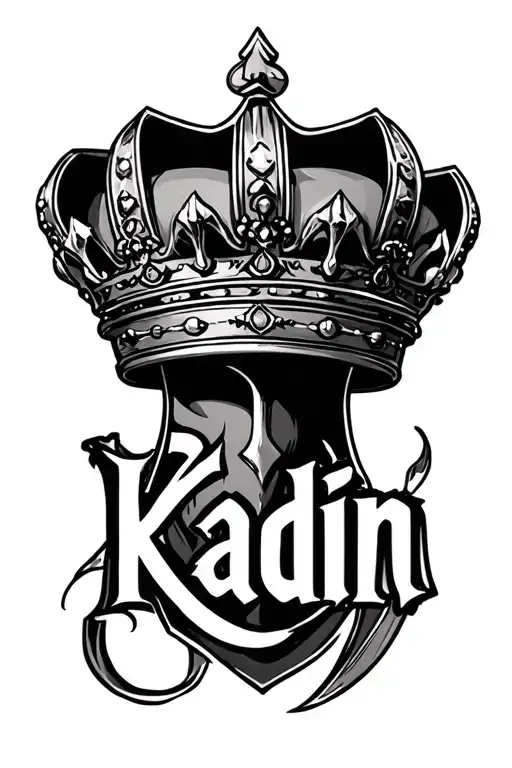 Name Kadin With A Crown