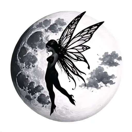 Moon With A Fairy