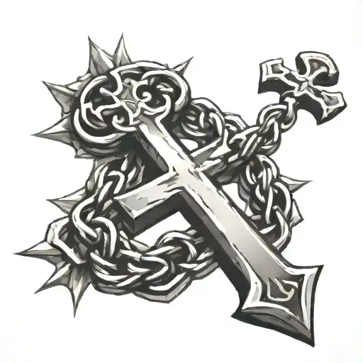 Chain Breaker Christian Cross
