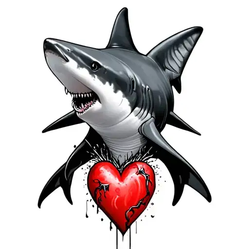 Shark And Heart