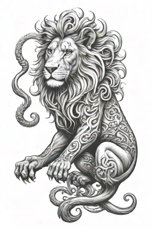 Sleeve Lion Monkey Elephant Sleeve