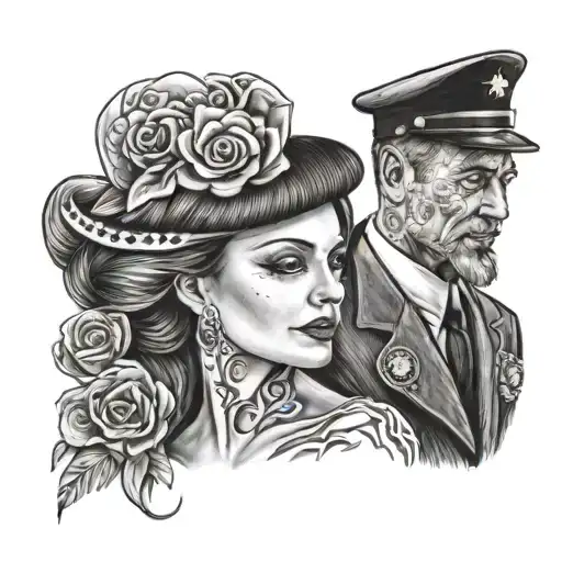 Couple's Tattoo German Husband Dennis And Usa Wife Liz