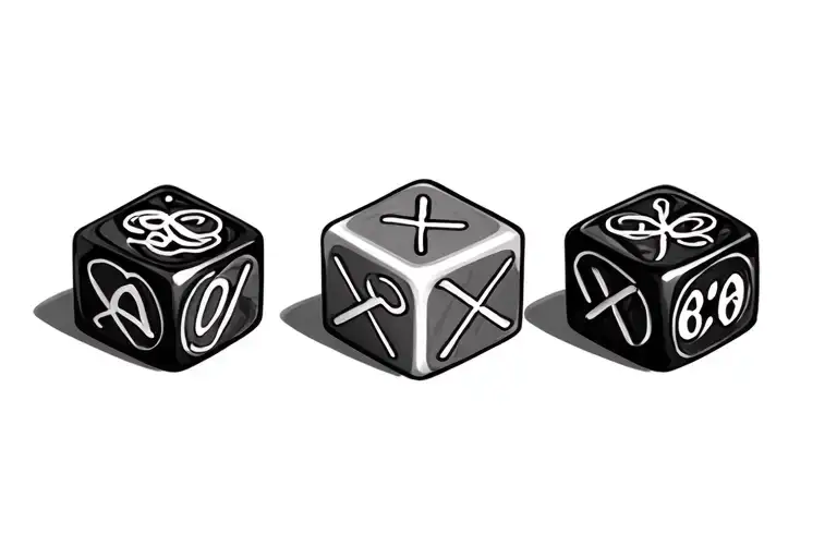 3 Dice Set