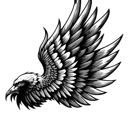 Wing Tattoo Design Arm