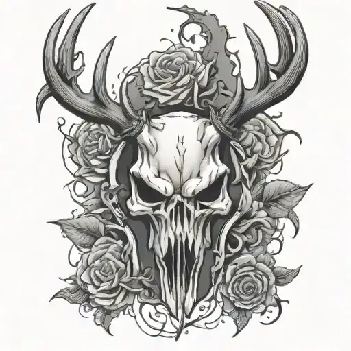 Deer Skull Punisher Skull