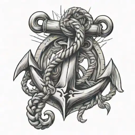 Ships Anchor Thats Half Made From A Saxaphone