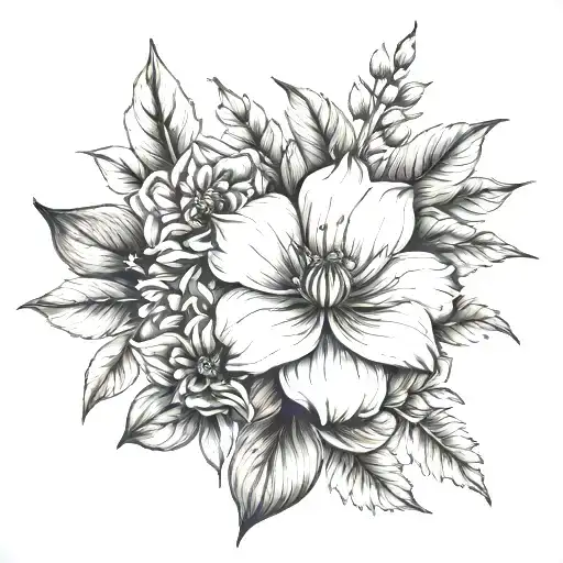 Birth Month Tattoos March October November Birth Flower