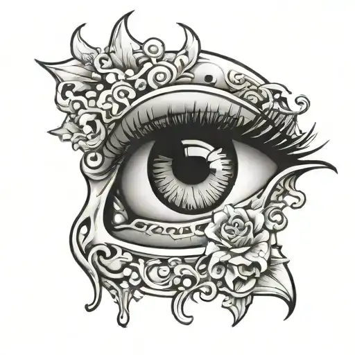 Aquarius Vase Pouring Into An Eye