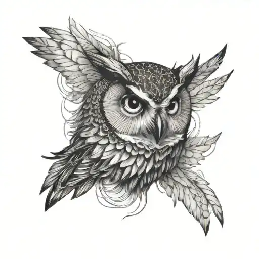 Fine Line Owl
