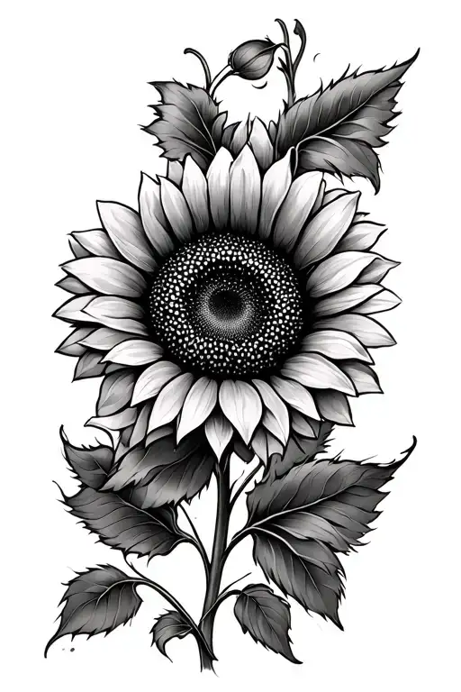 Sunflower Intertwined