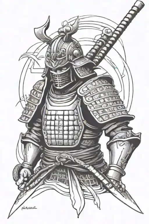 Samurai Armour With A Script