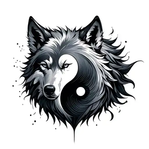 Yin Yang Wolf