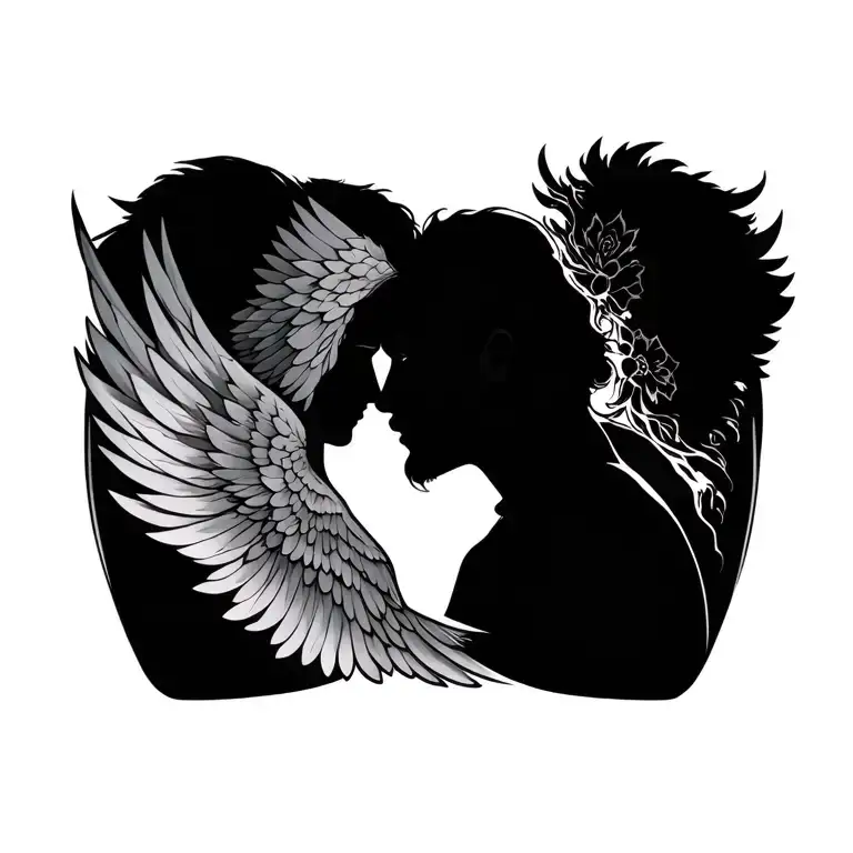 Design A Fourth Wing Tattoo Based On Xaden And Violet's Love For A Man