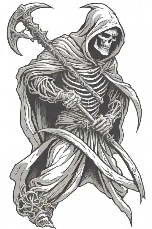 Grim Reaper With Scythe