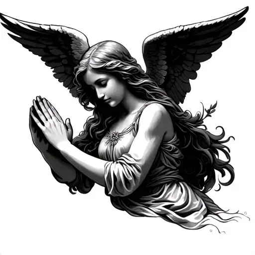 Female Angel Praying