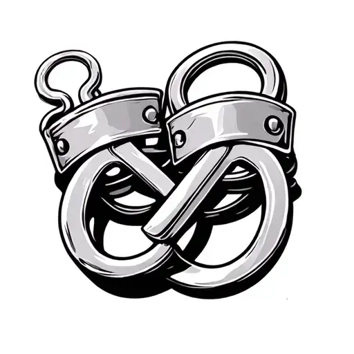 Handcuff Infinity Symbol