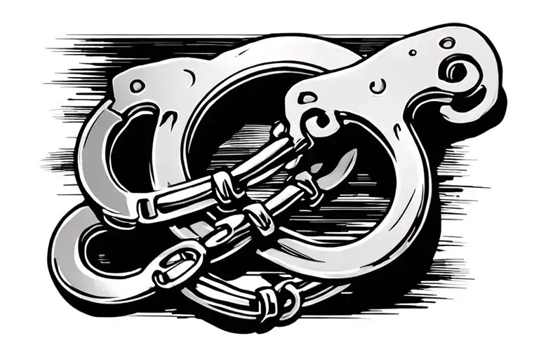 Handcuff Infinity Symbol