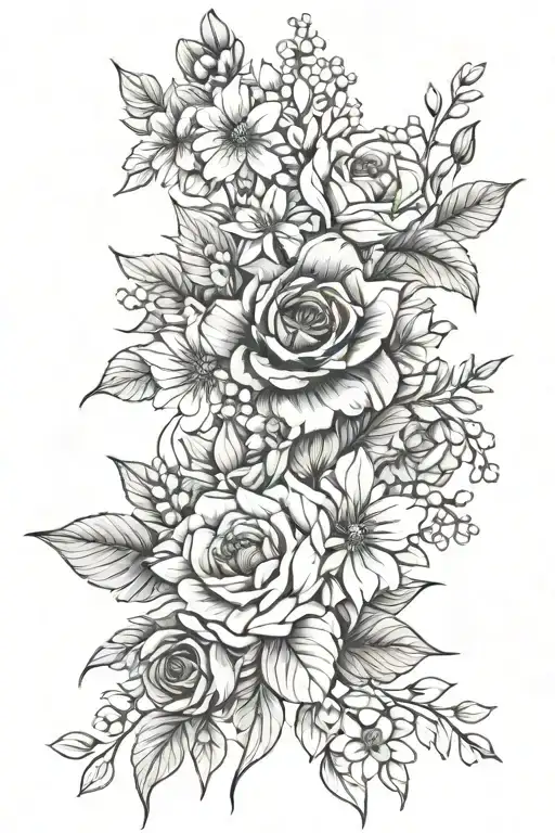 Birth Flower Bouquet