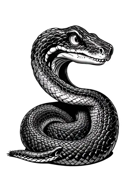 I Want The Word Baby Spelled Out From A Rattlesnake