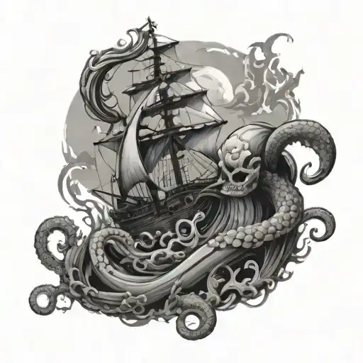 Kraken Sinks The Ship's Anchor