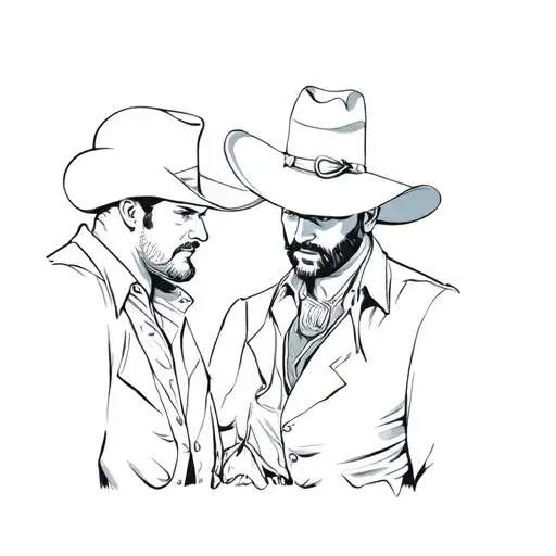 A Cowboy And A Gunfighter