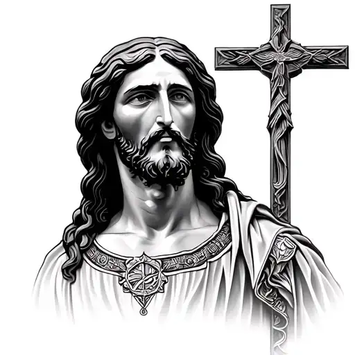 Cross With Jesus Christ