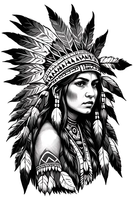 Cherokee Indian Girl