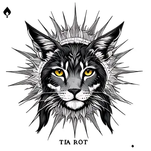 The Sun Tarot Card Designed With Animals