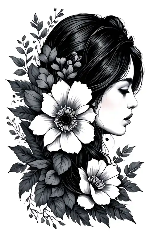 Arm Sleeve Female Minimalist Floral