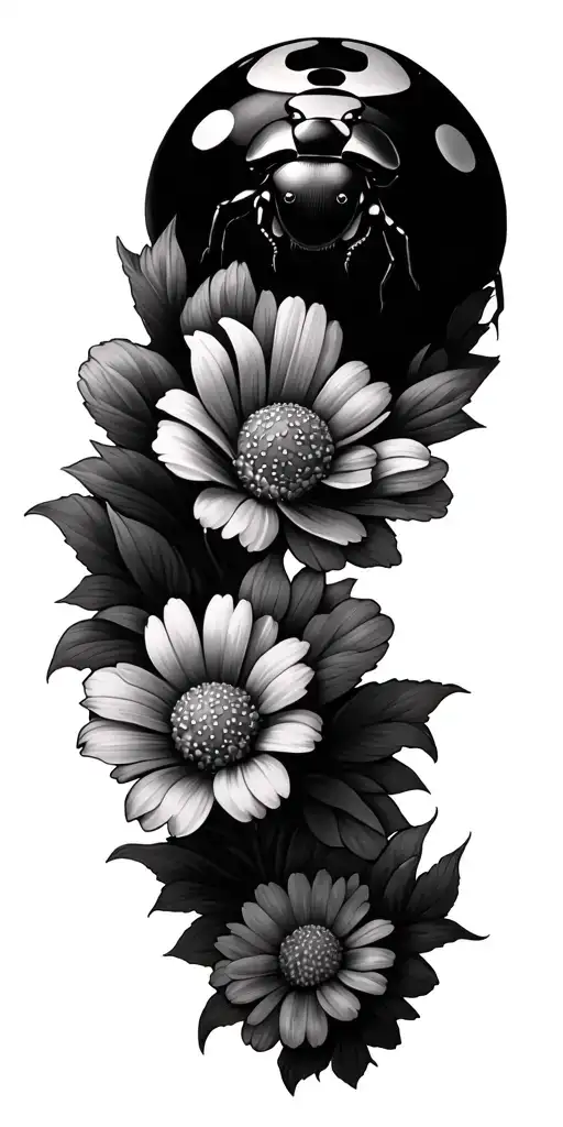 Birth Flower- July Date Of Birth July 11Moonkey You Are My Sunshine Lady Bug