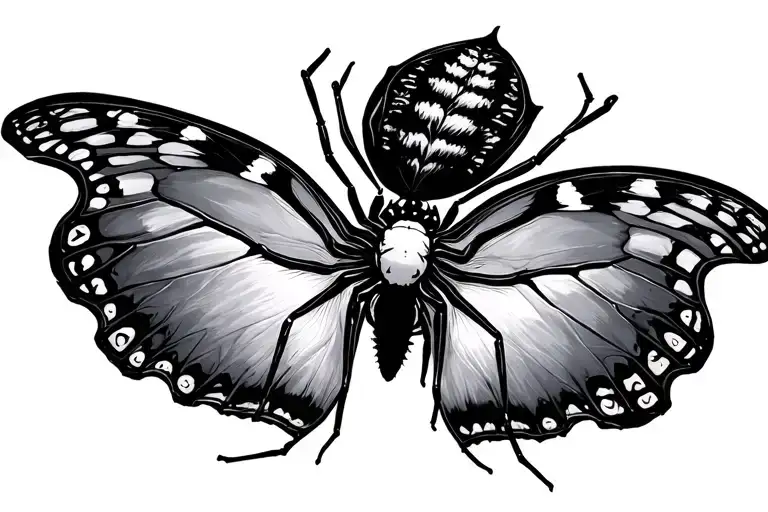 Spider That Shaped As Butterfly