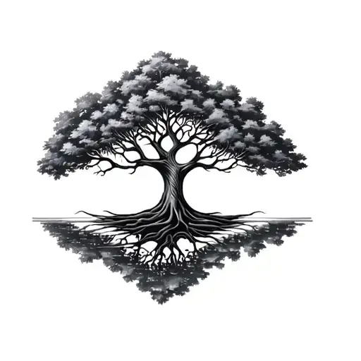 Tree Of Life That Starts From The Feet