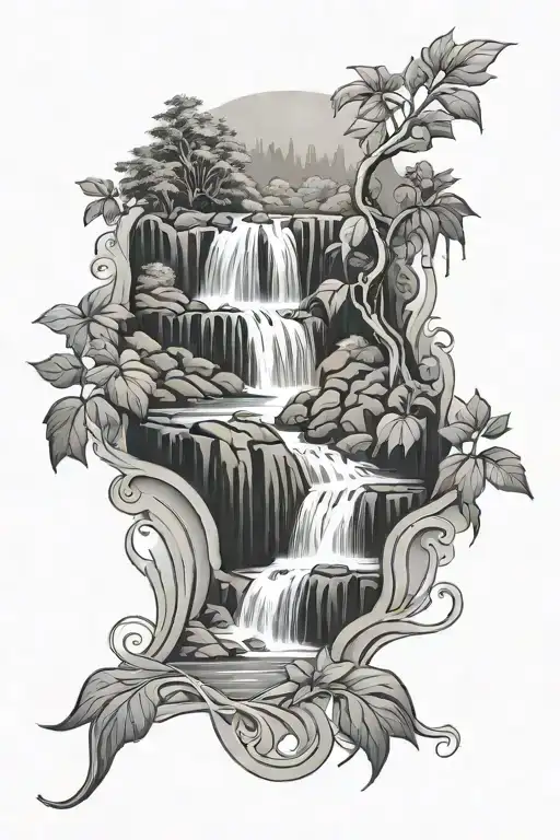 Waterfall Cover Up