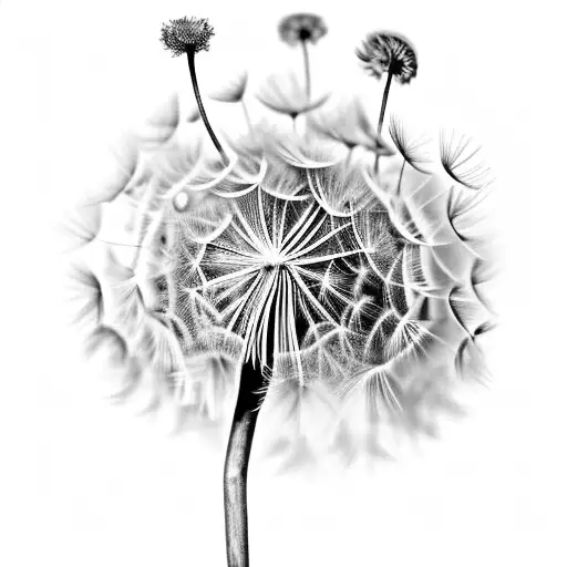 Dandelion Blown