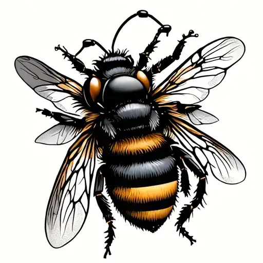 Fishing Rod With Bee Surrounded