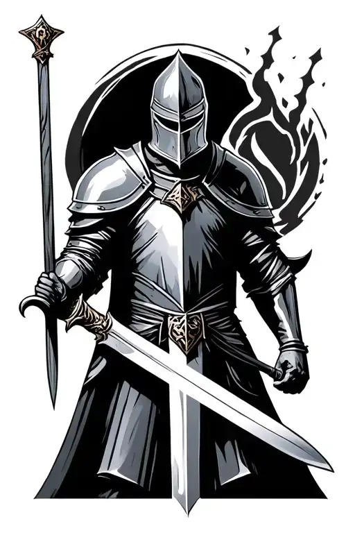 Knight With Sword