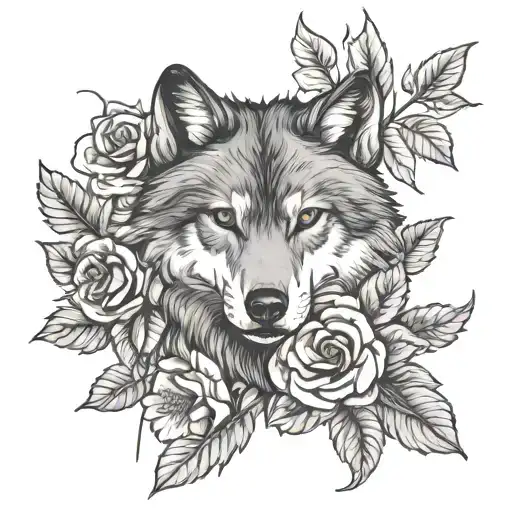 Wolf Roses Mayflowers Hibiscus