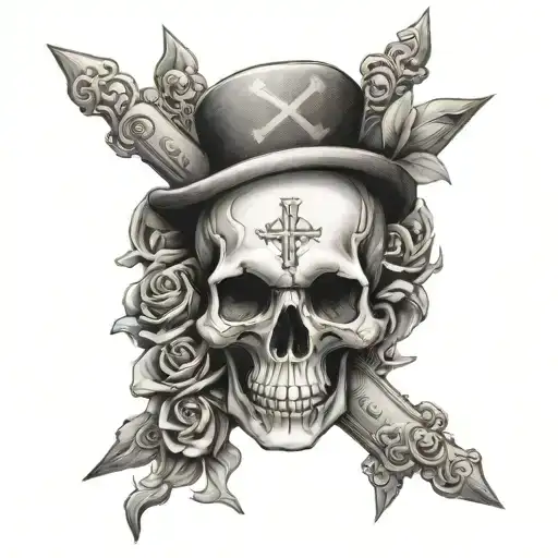 Skull And Cross