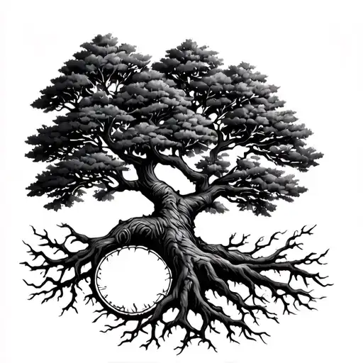 Tree Of Life With Roots