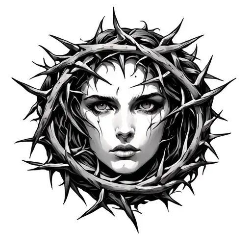 Crown Of Thorns Piercing Skin Wrapping
