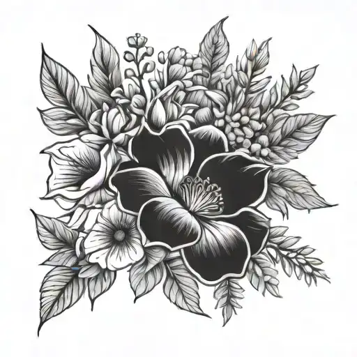 Birth Flower Bouquet