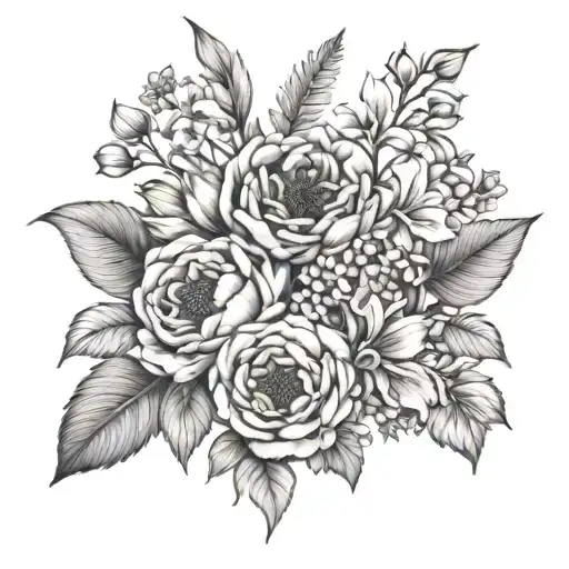 Birth Flower Bouquet