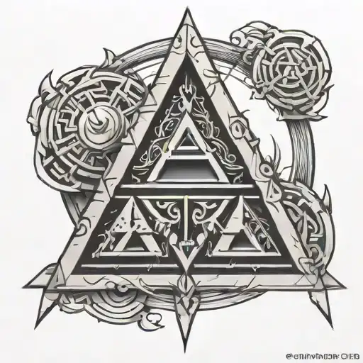 Triforce Symbol Cyber