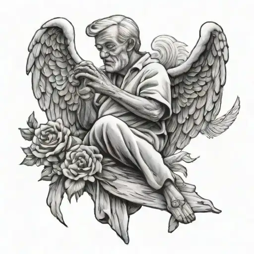 Rip Angel Grandpa 1949 2024