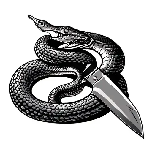 Knife And Snake