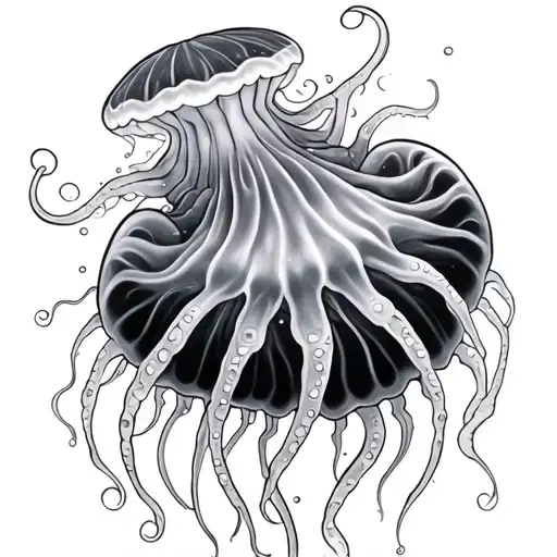 Jelly Fish With Not Too Many Tentacles