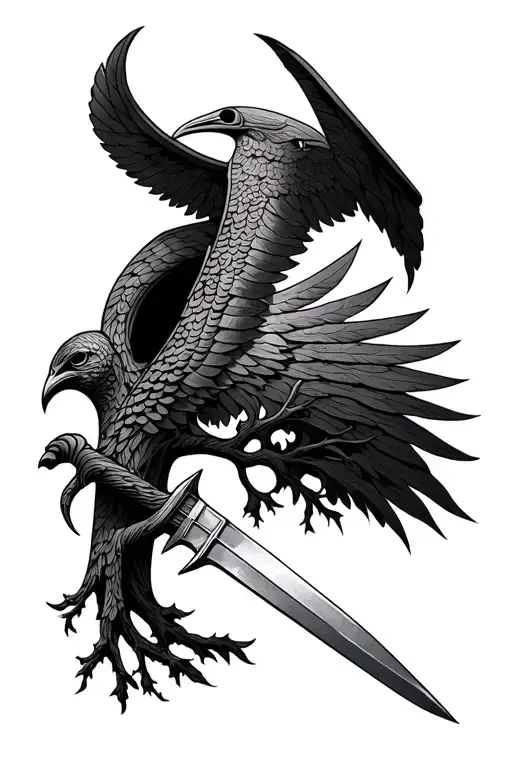 Horus God Dagger Tree Of Life