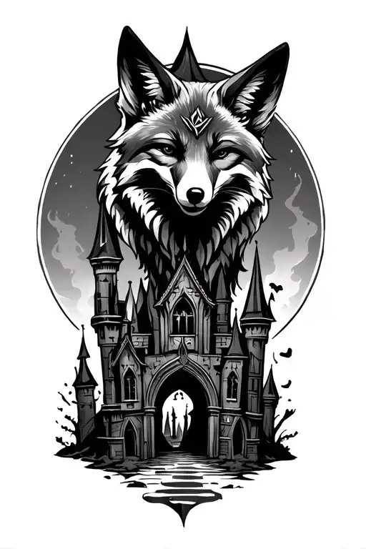 Gothic Castle Neotribal And Fox Going Out Of It